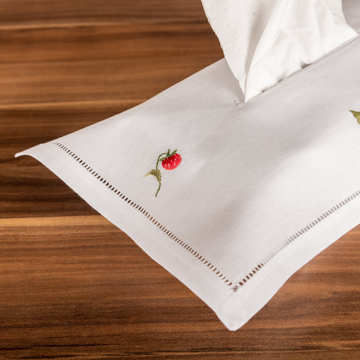 Housse boîte Kleenex brodée