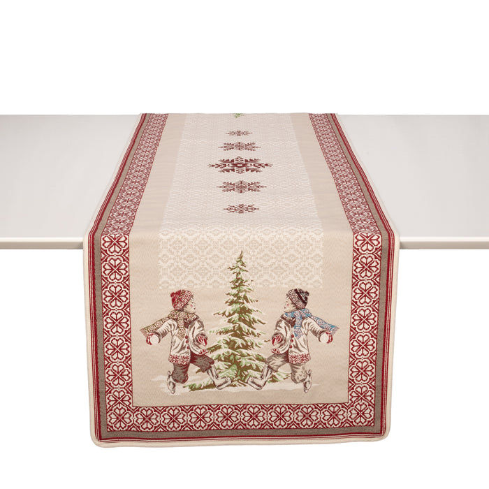 Chemin de table Jeux d'hiver