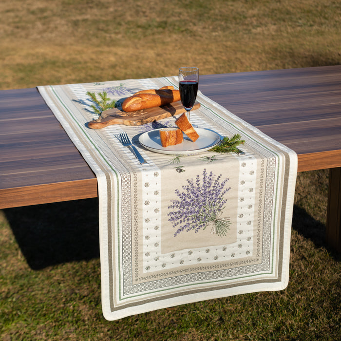 Chemin de table Bouquet de lavande