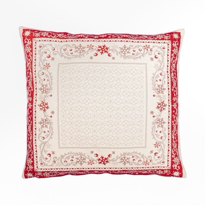 Housse de coussin Flocons de neige