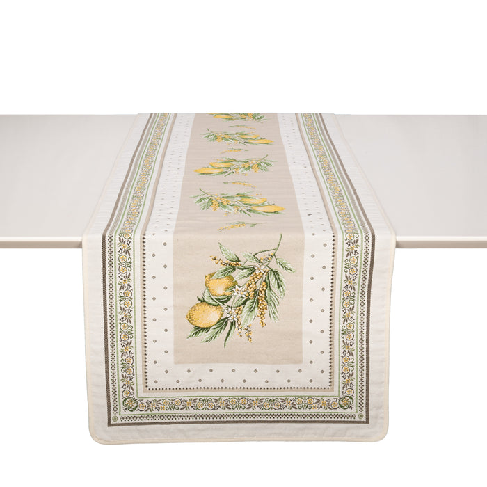 Chemin de table Citron
