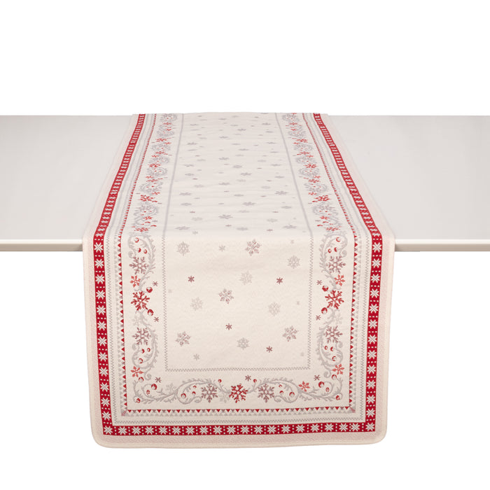 Chemin de table Flocons de neige