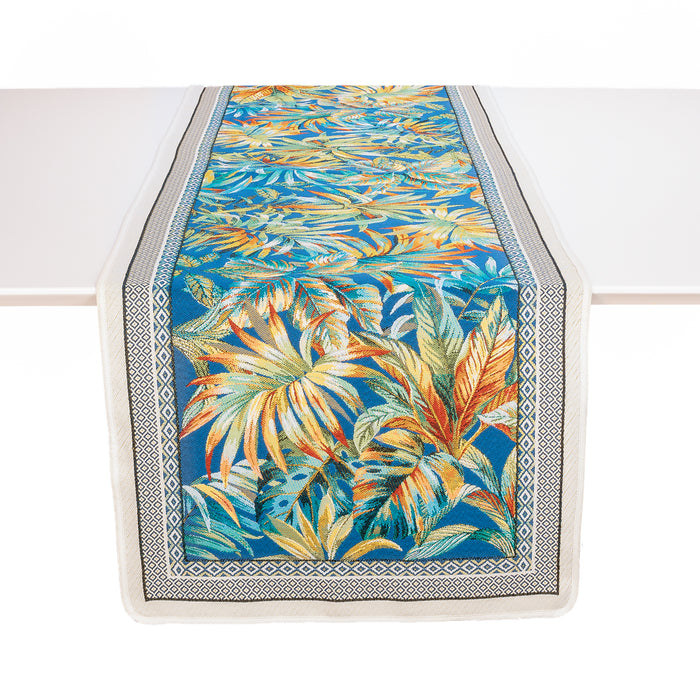 Chemin de table Fleurs tropicales