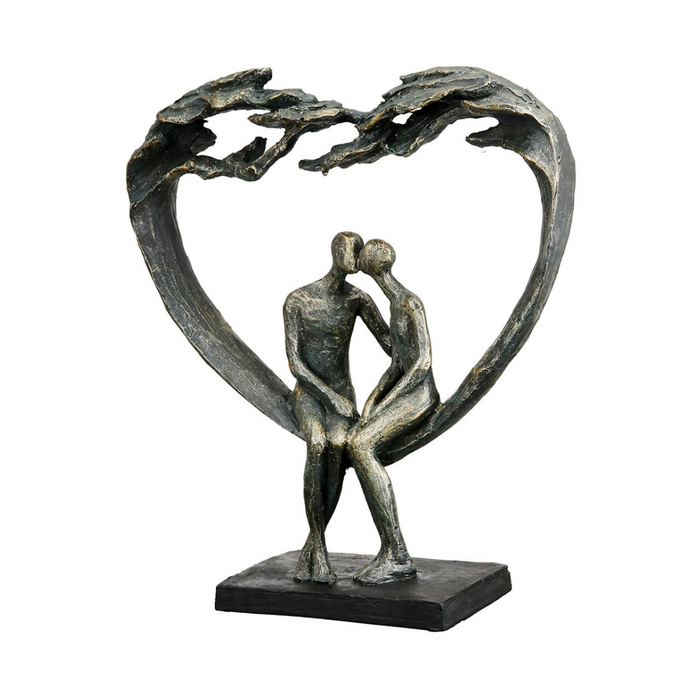 Sculpture "Baisers dans coeur" (37953)