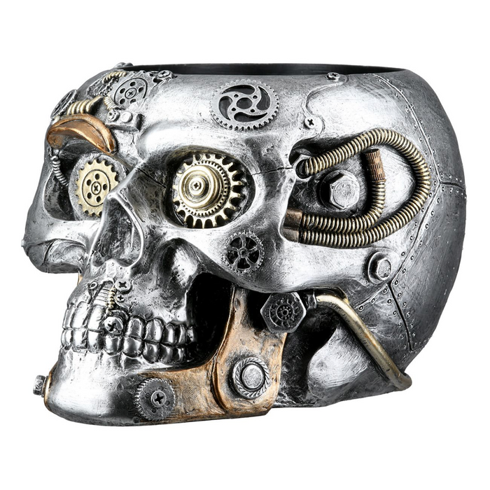 Cache-pot Crâne Steampunk (58721)
