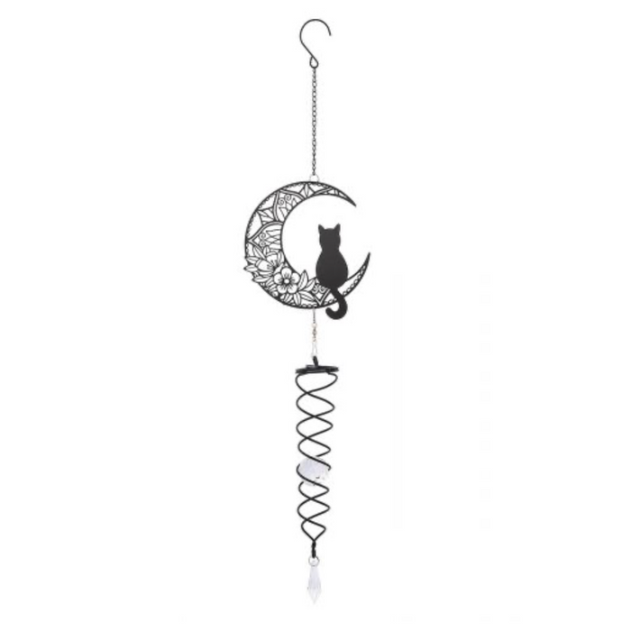 Carillon à vent "Lune et Chats" (69549)