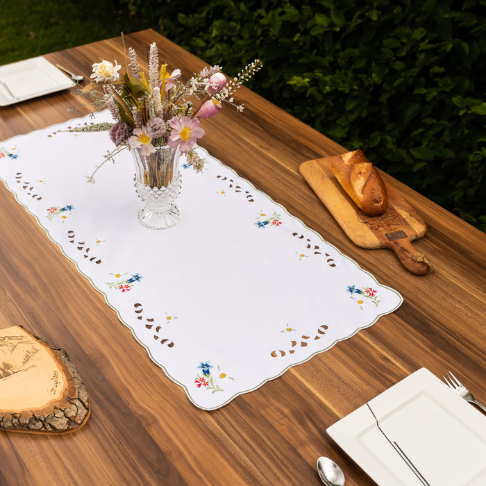 Chemin de table Fleurs des Alpes