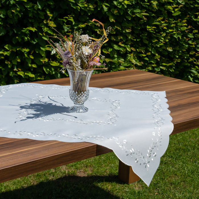Nappe Fleurs blanches