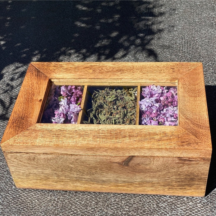 Boîte à thé rectagulaire