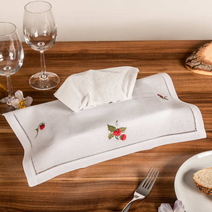 Housse boîte Kleenex brodée