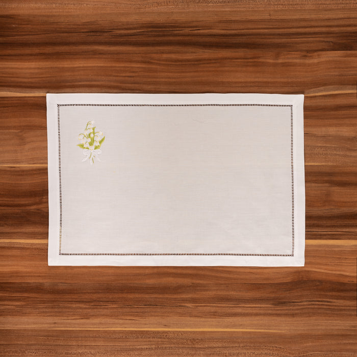 Set de table brodé