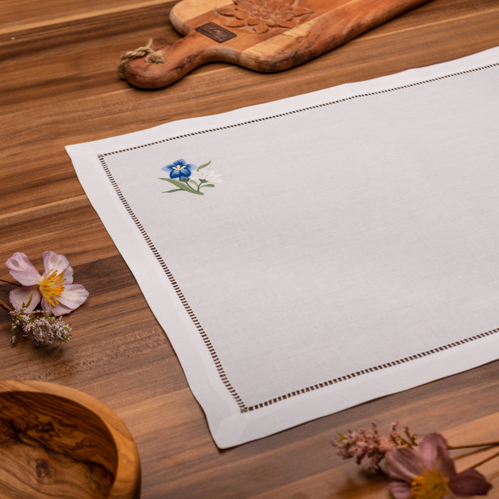 Set de table brodé