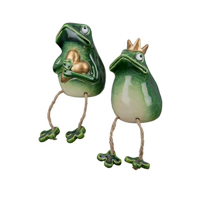 Grenouilles assises "Roi et Reine" (32337)