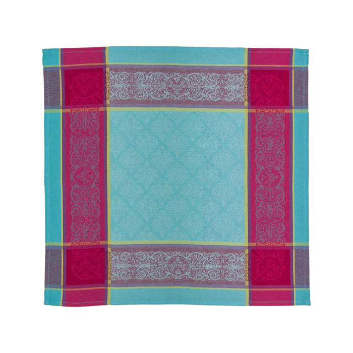 Serviette 50x50 Renaissance turquoise