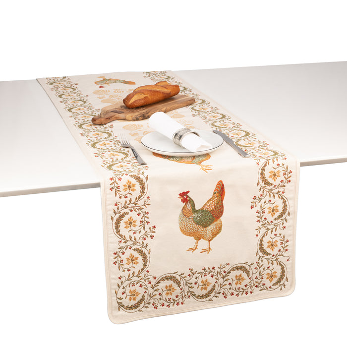 Chemin de table Poulet