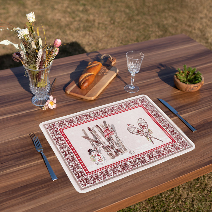 Set de table Jeux d'hiver
