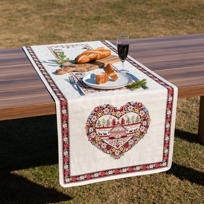 Chemin de table Chalet