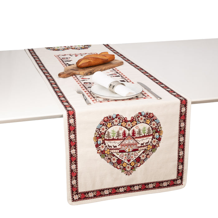 Chemin de table Chalet
