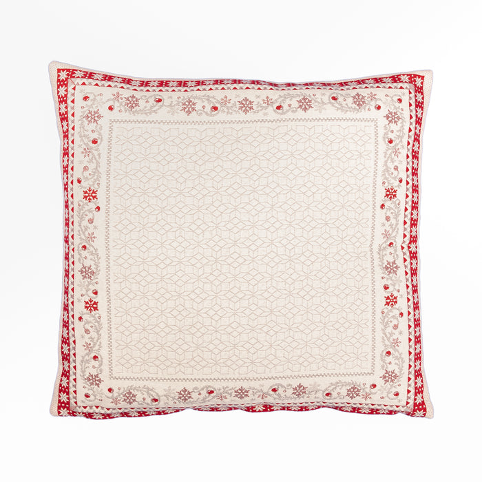Housse de coussin Flocons de neige