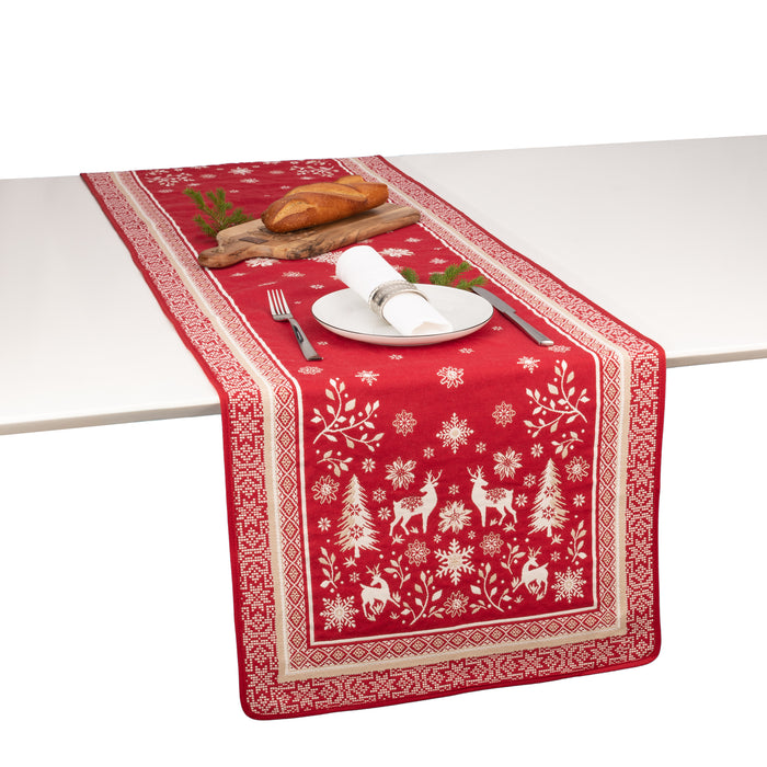 Chemin de table Cerfs