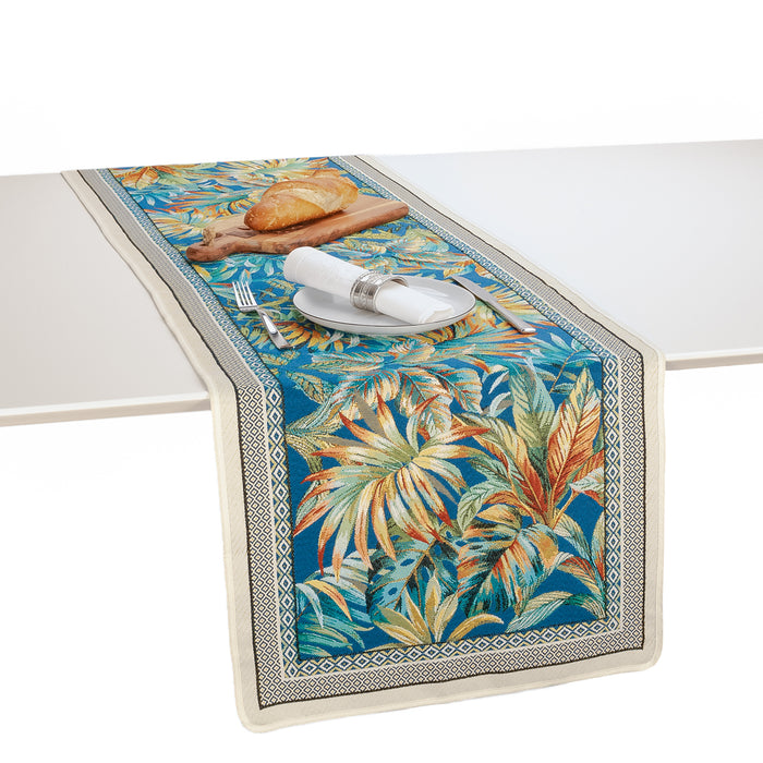 Chemin de table Fleurs tropicales