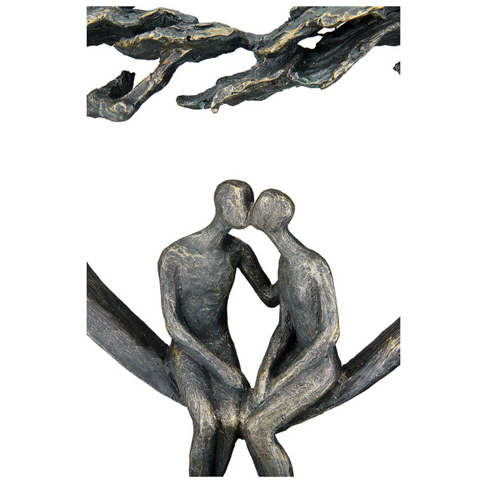 Sculpture "Baisers dans coeur" (37953)