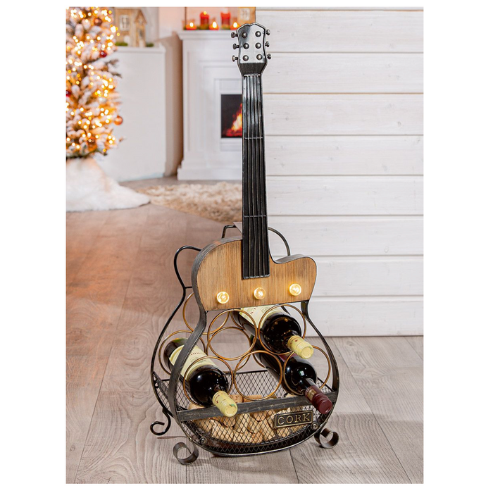 Casier à bouteille "Guitare" (51885)