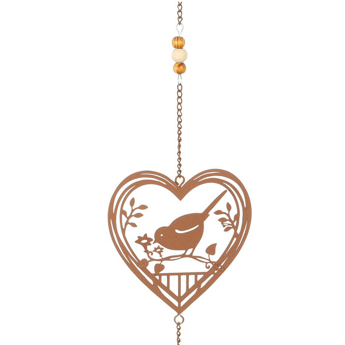 Suspension "Coeur et oiseau" (57522)