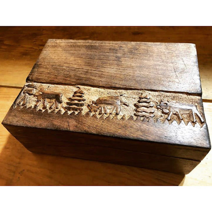 Boîte à sucre sculptée