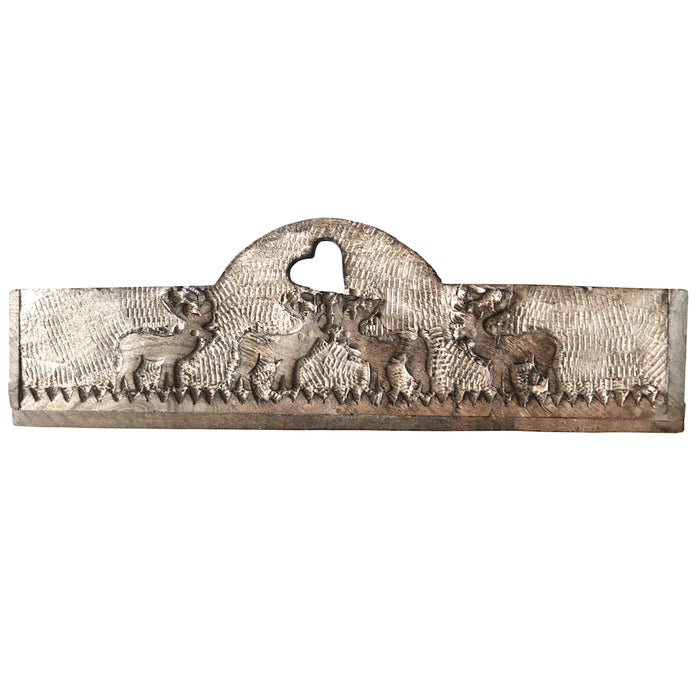 Plateau bois sculpté