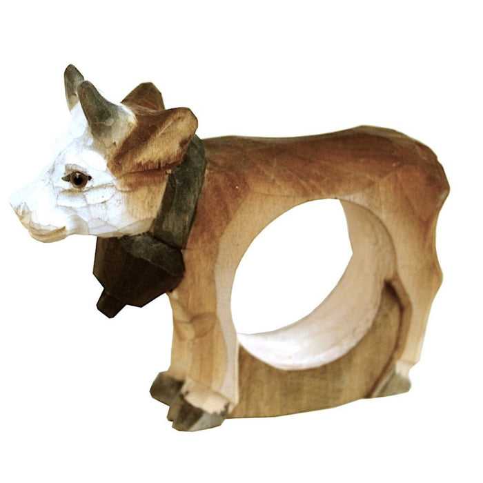 Rond de serviette sculpté